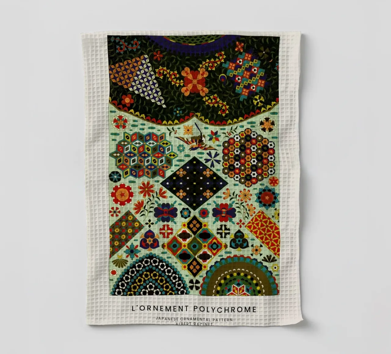 Racinet -  Japanese Ornamental Pattern torchon de Vintage by JUNIQE