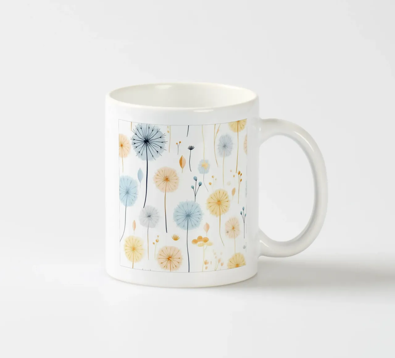 Sussurri di denti di leone tazza in ceramica da Botanical Pattern House