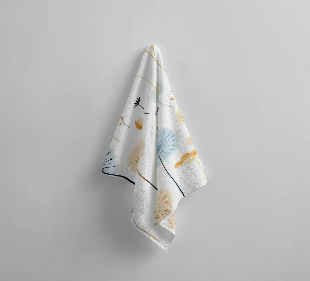 Whispers of Dandelions towel by Botanical Pattern House