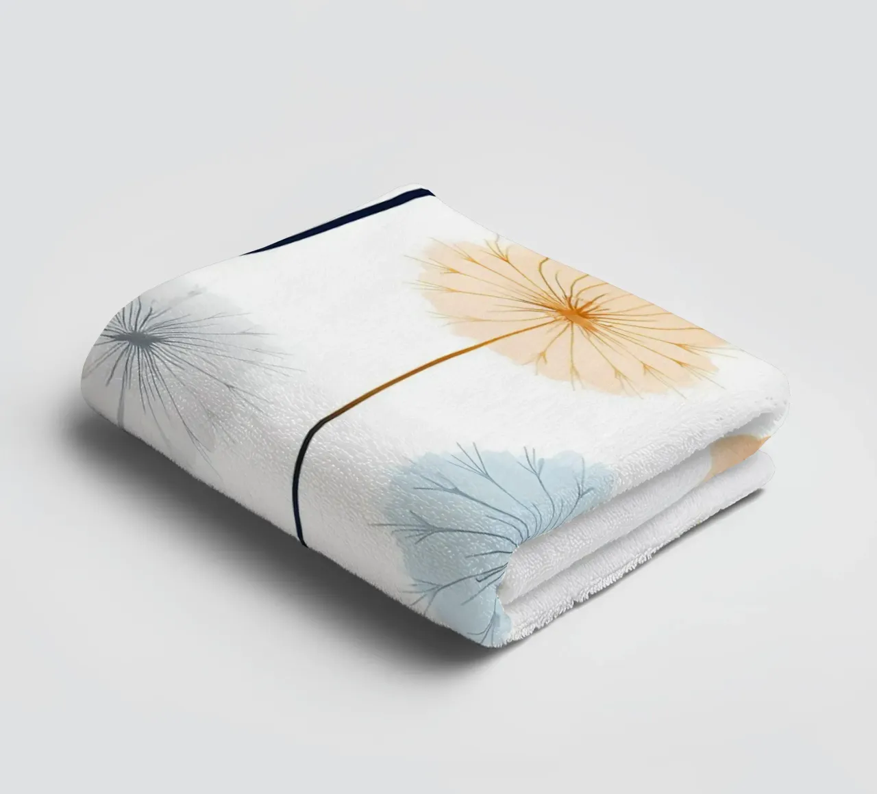 Whispers of Dandelions towel by Botanical Pattern House