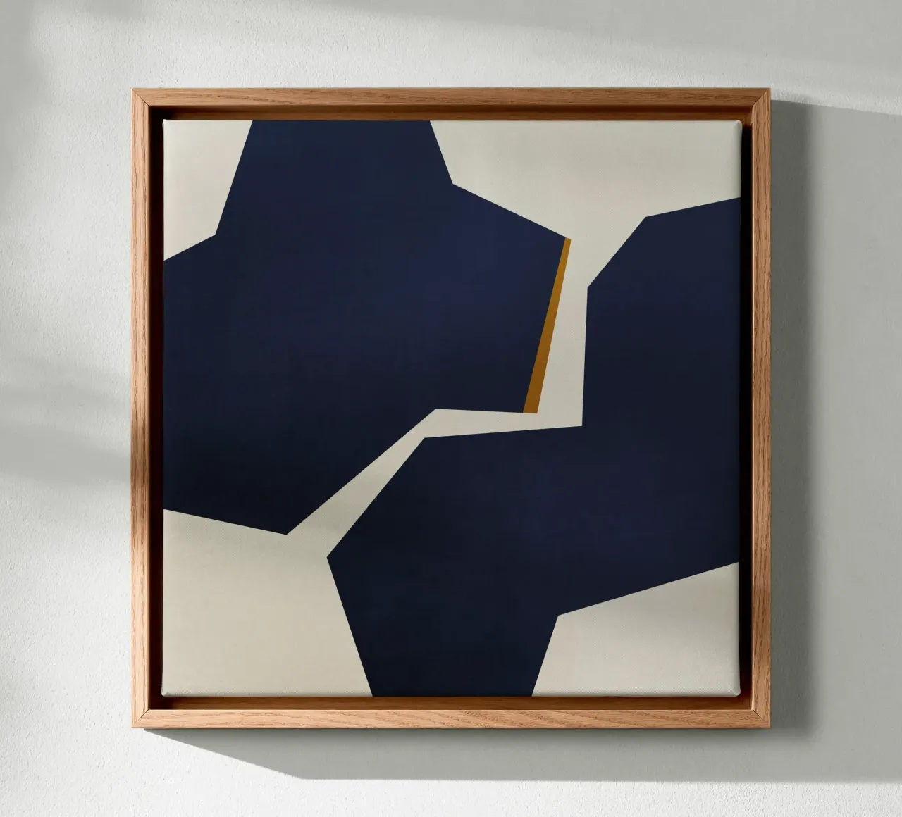 Synergy no. 2 canvas met Baklijst van adrianooliveira