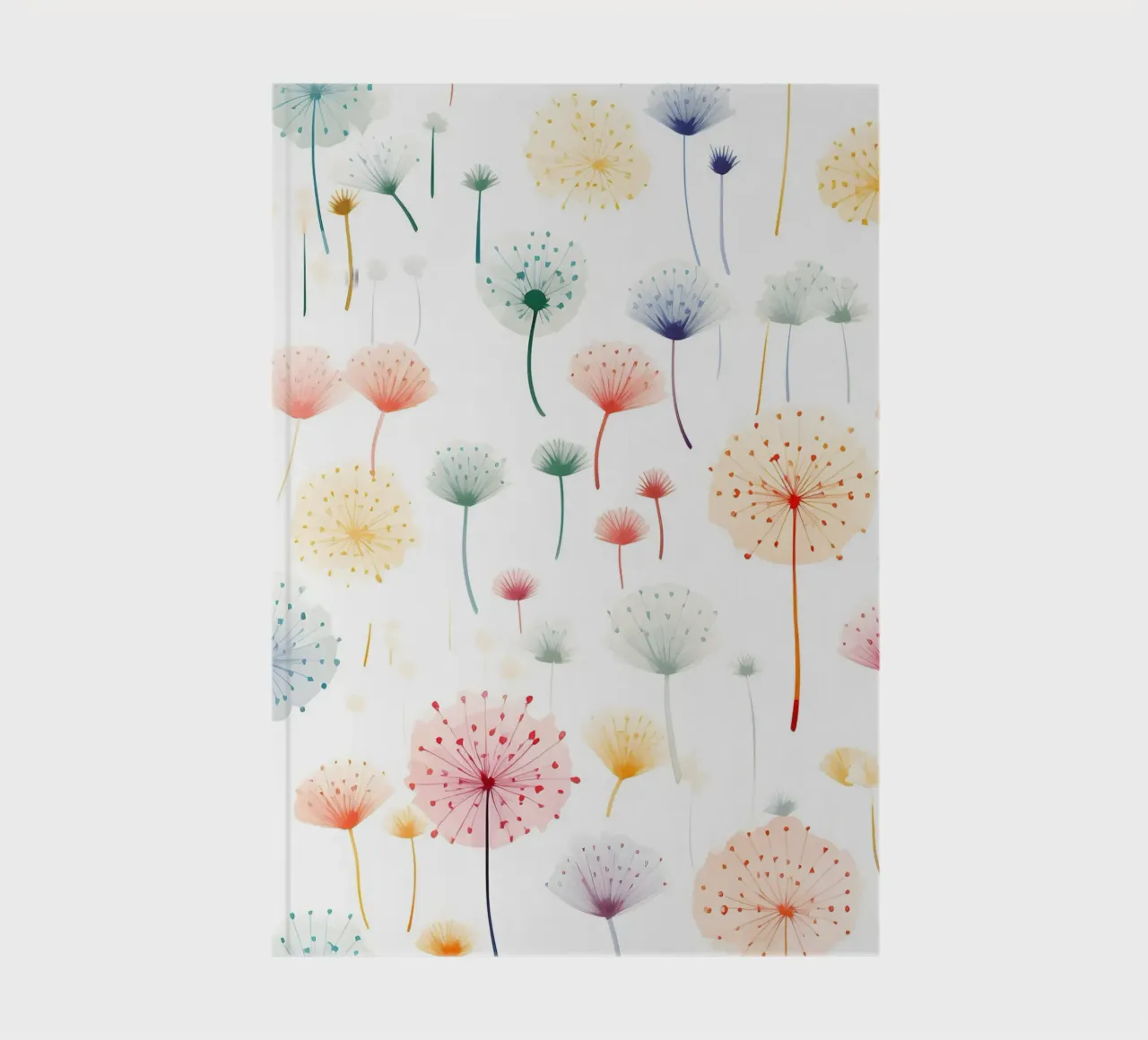 Whispers of Dandelions notebook by Botanical Pattern House