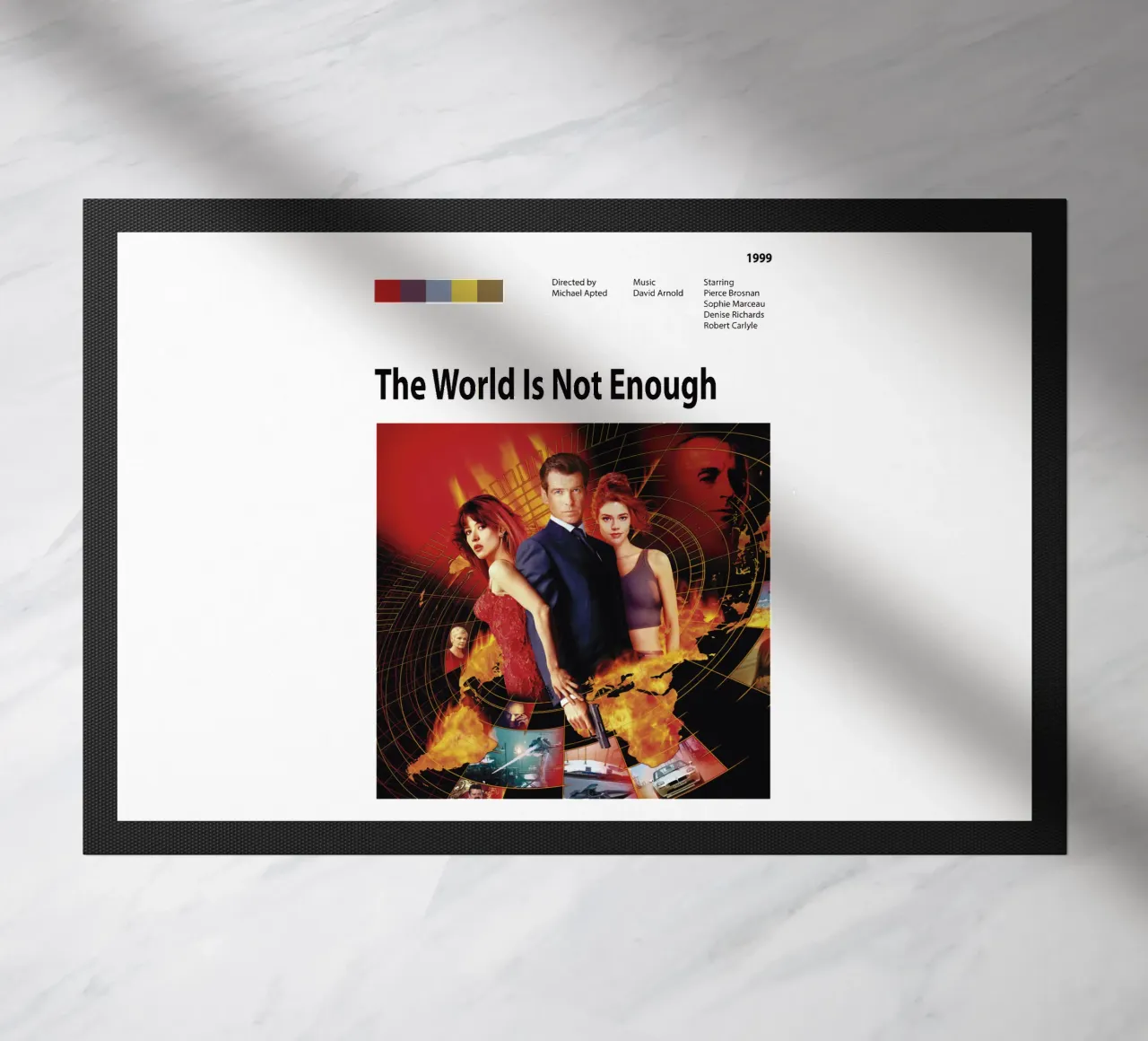 The World Is Not Enough doormat by The Movie Wall