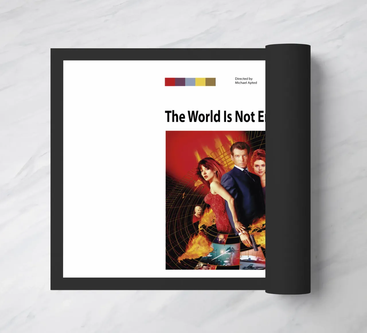The World Is Not Enough doormat by The Movie Wall
