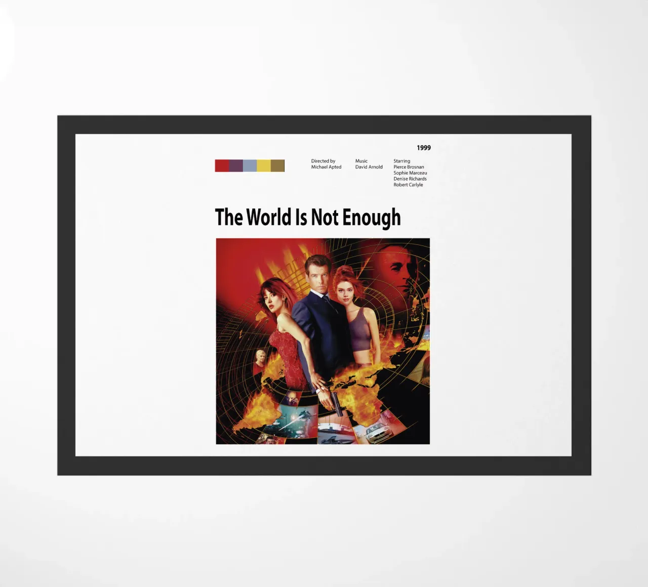 The World Is Not Enough doormat by The Movie Wall