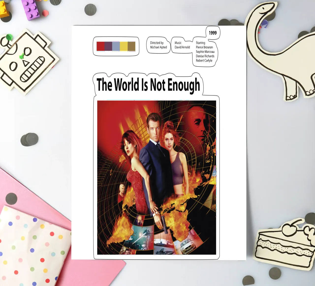 The World Is Not Enough sticker sheet by 🎞 The Movie Wall