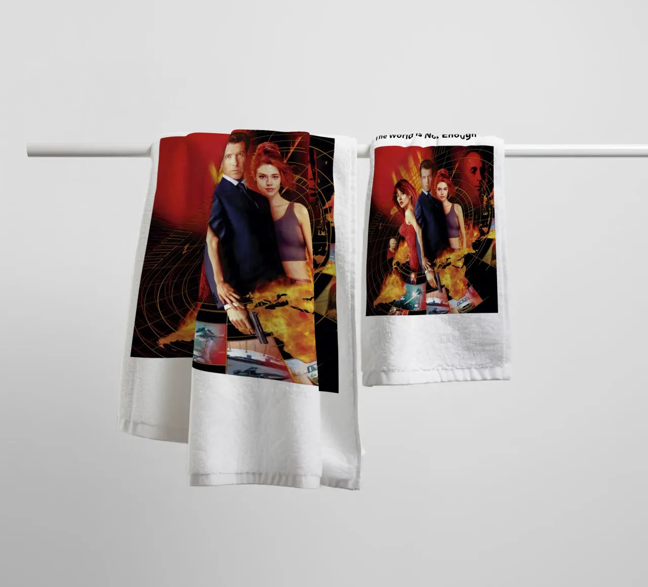 The World Is Not Enough towel by The Movie Wall