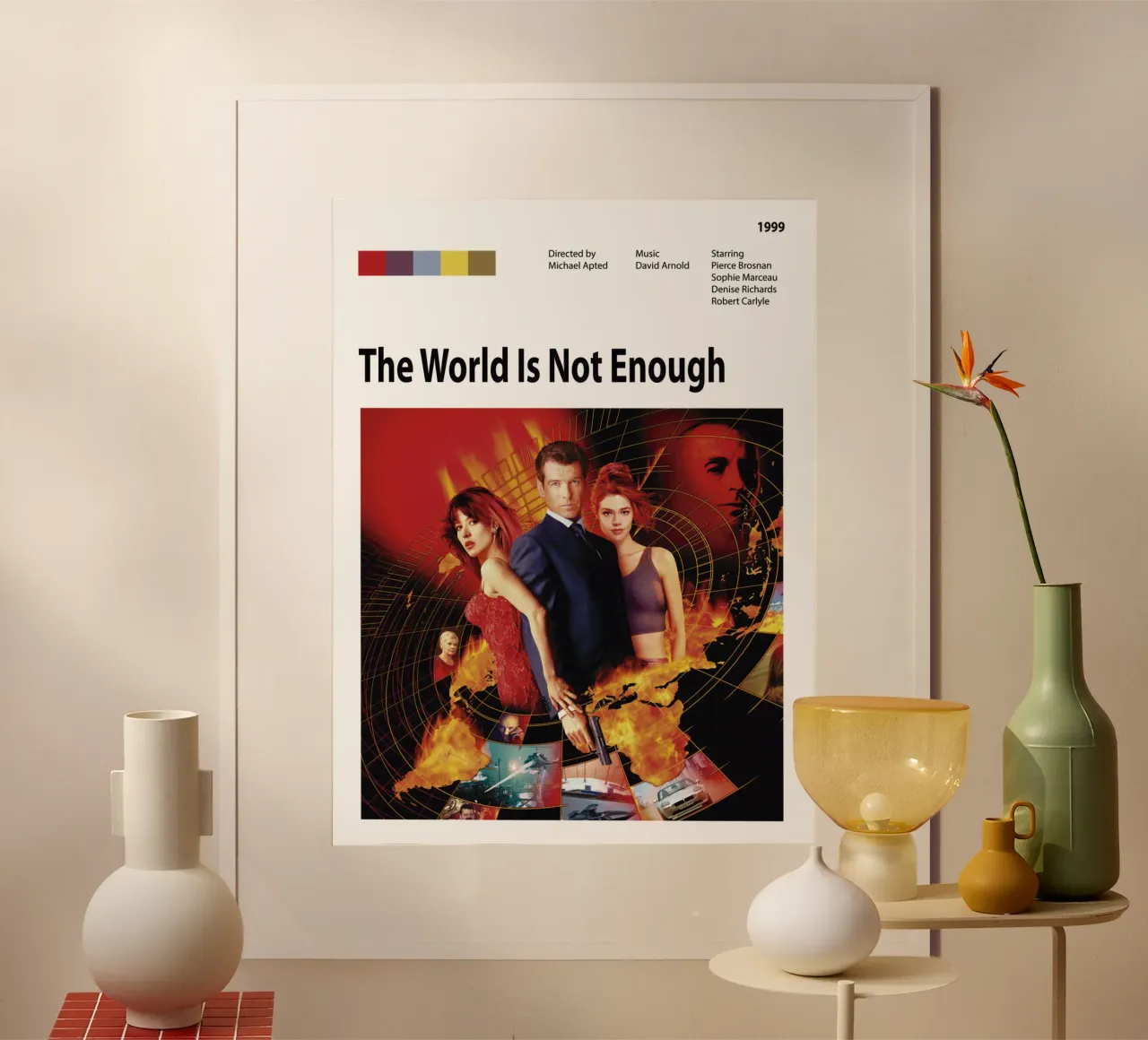 The World Is Not Enough hahnemühle by The Movie Wall