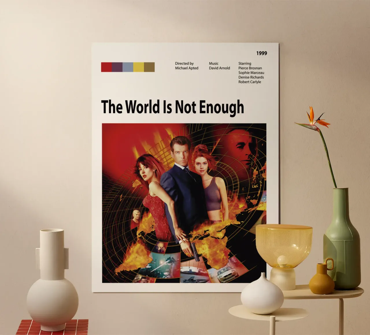 The World Is Not Enough hahnemühle by The Movie Wall