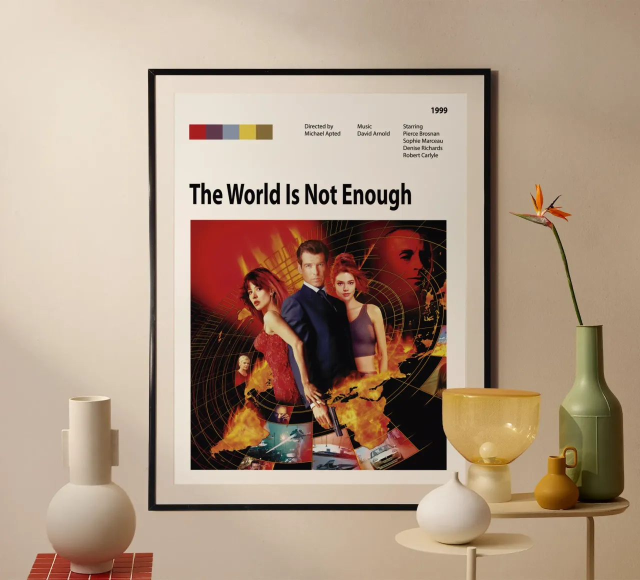 The World Is Not Enough hahnemühle by The Movie Wall