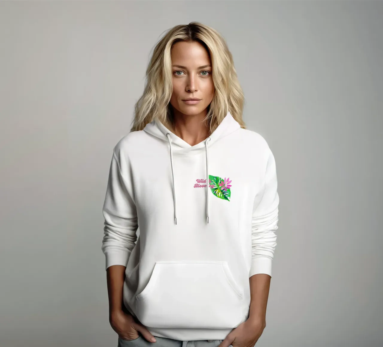 🌺🐆 Léopard de rêve en vert tropical sweat à capuche de Trinkets NL Design Studio
