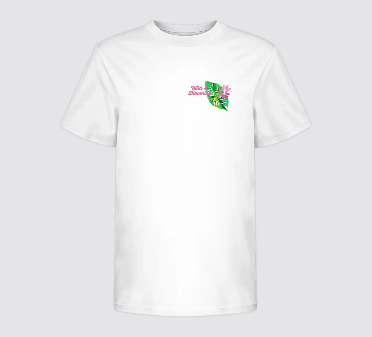 🌺🐆 Verträumter Leopard in tropischem Grün Kinder T-Shirt von Trinkets NL Design Studio