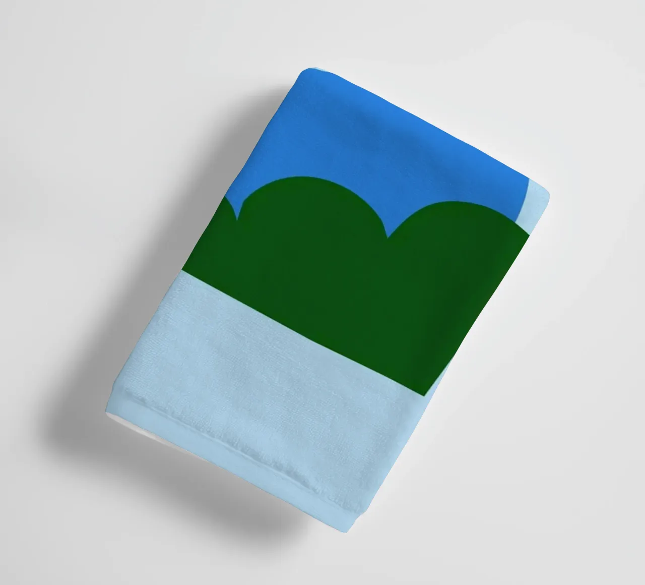 Biarritz Océan Poster - Abstract Waves, Basque Coast Vibes towel by NorwesClub