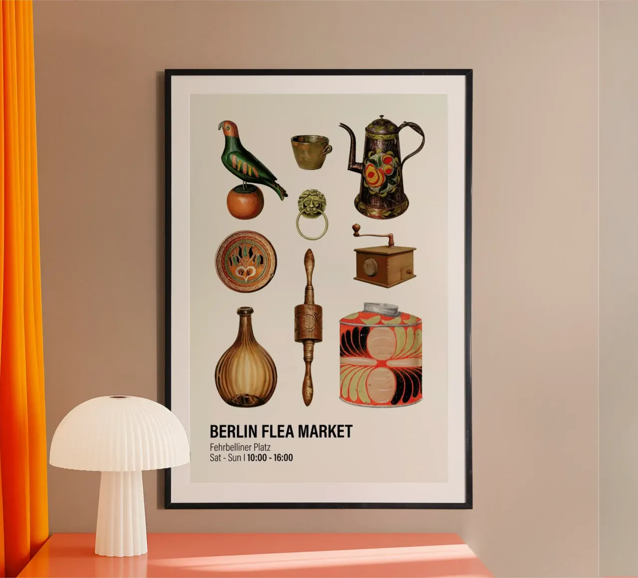 Berlin Flea Market III poster da Vintage by JUNIQE