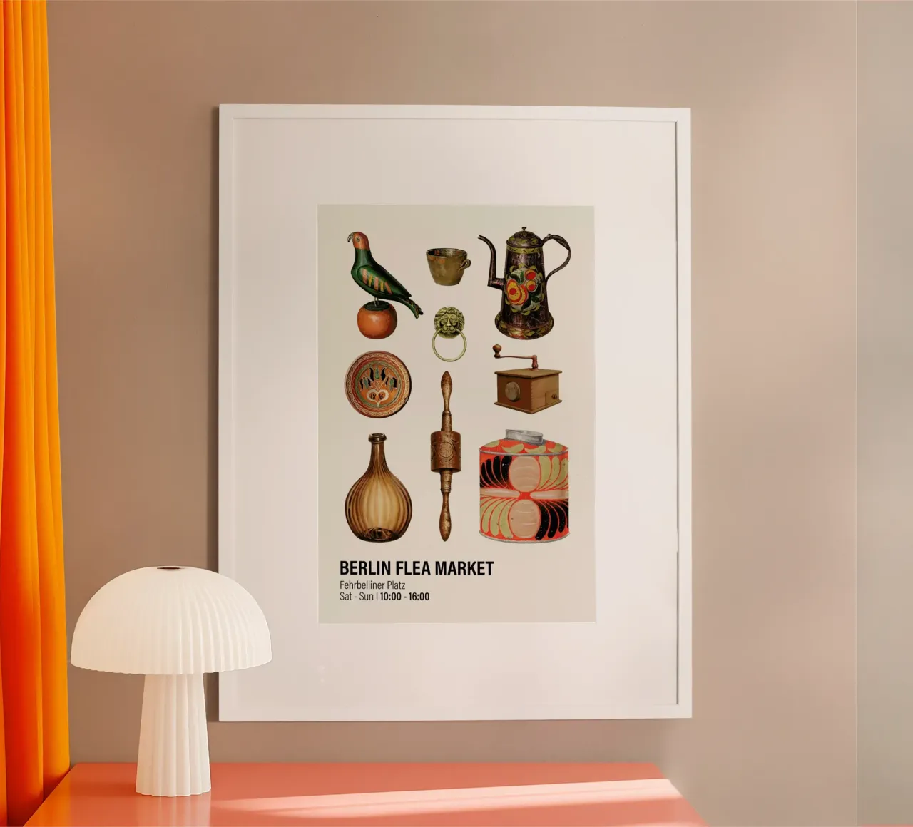 Berlin Flea Market III poster da Vintage by JUNIQE