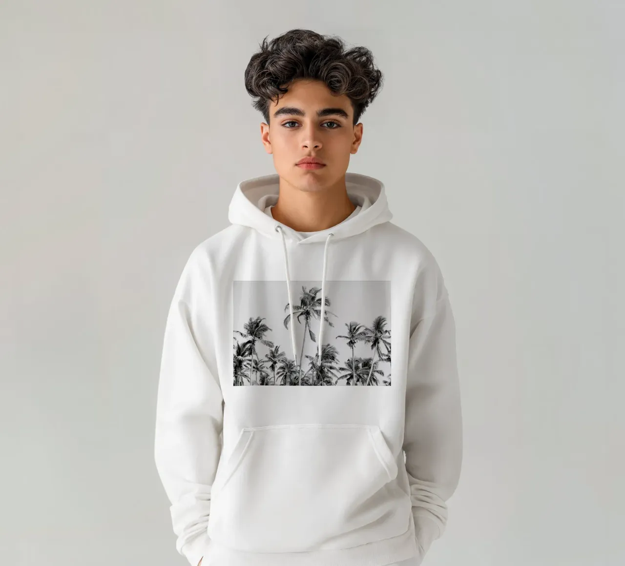 Palm Trees On The Beach 3 felpa con cappuccio da Victoria Frost