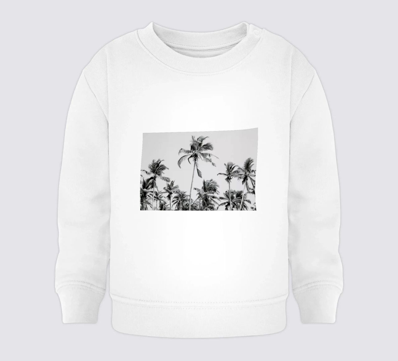Palm Trees On The Beach 3 felpa neonato da Victoria Frost