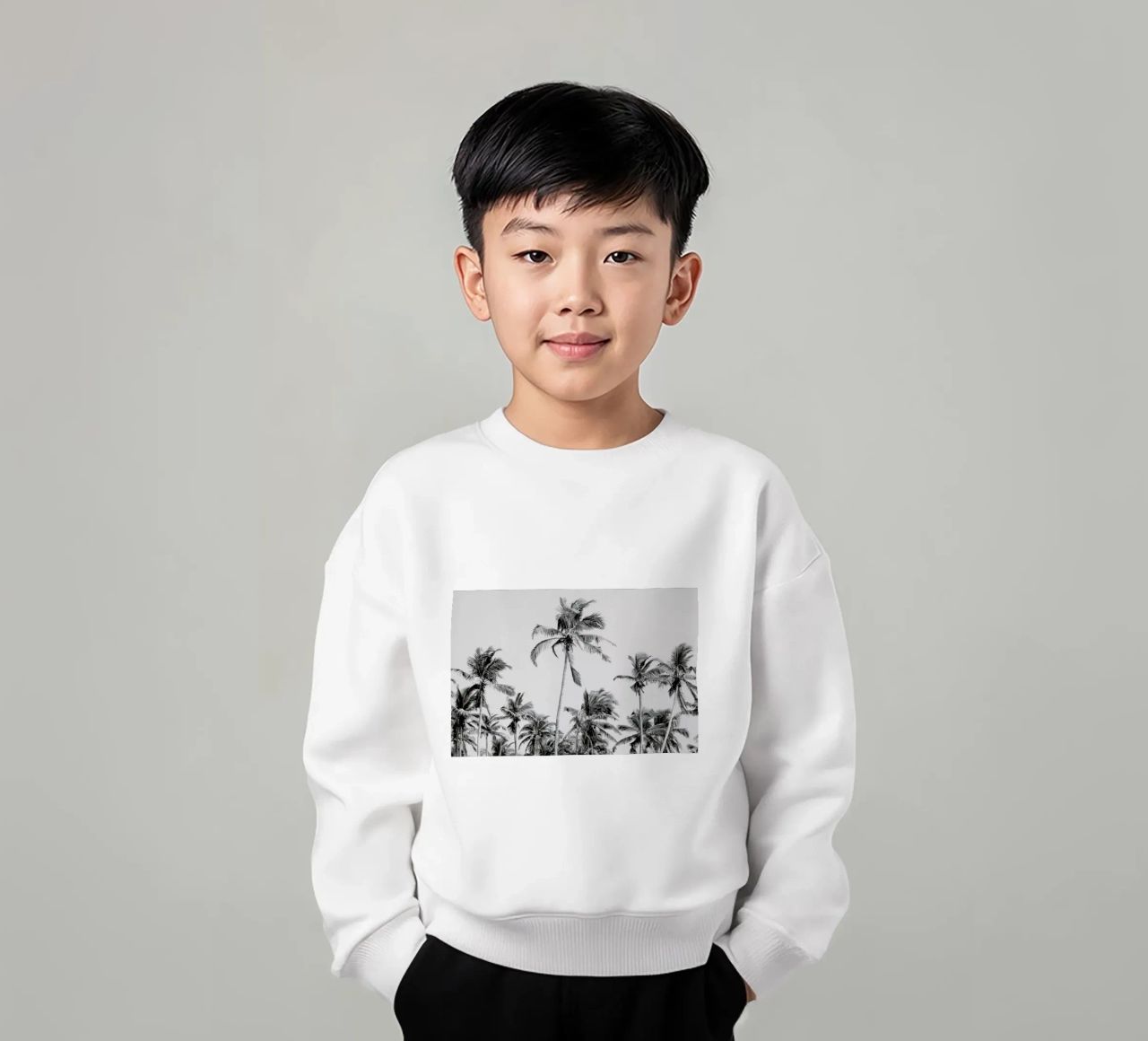 Palm Trees On The Beach 3 felpa bambino da Victoria Frost