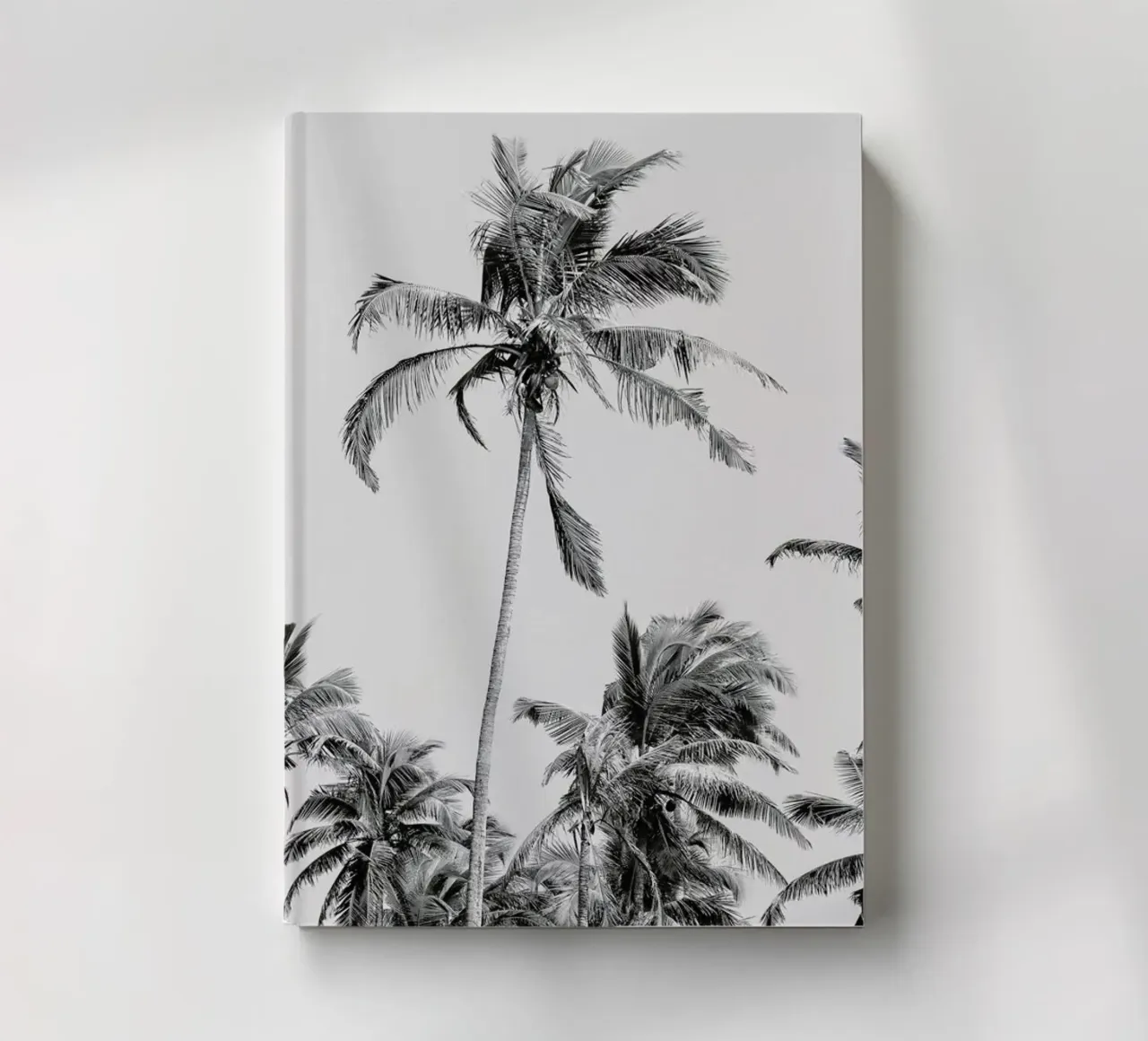 Palm Trees On The Beach 3 notebook by Victoria Frost