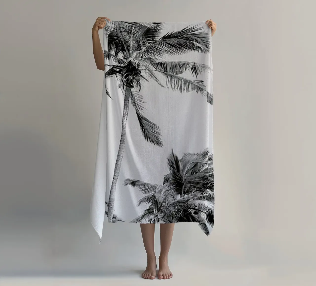 Palm Trees On The Beach 3 telo mare da Victoria Frost