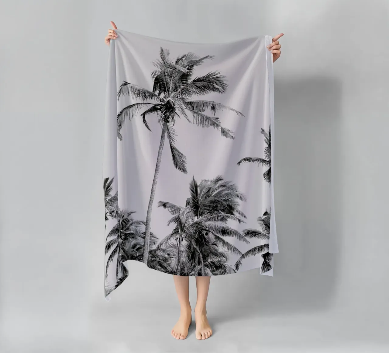 Palm Trees On The Beach 3 telo mare da Victoria Frost