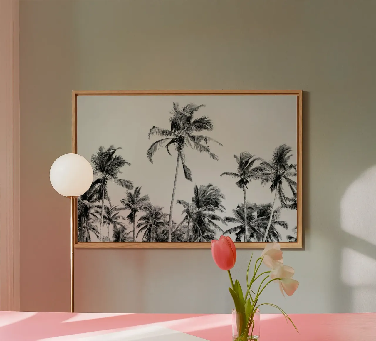 Palm Trees On The Beach 3 pannello forex da Victoria Frost