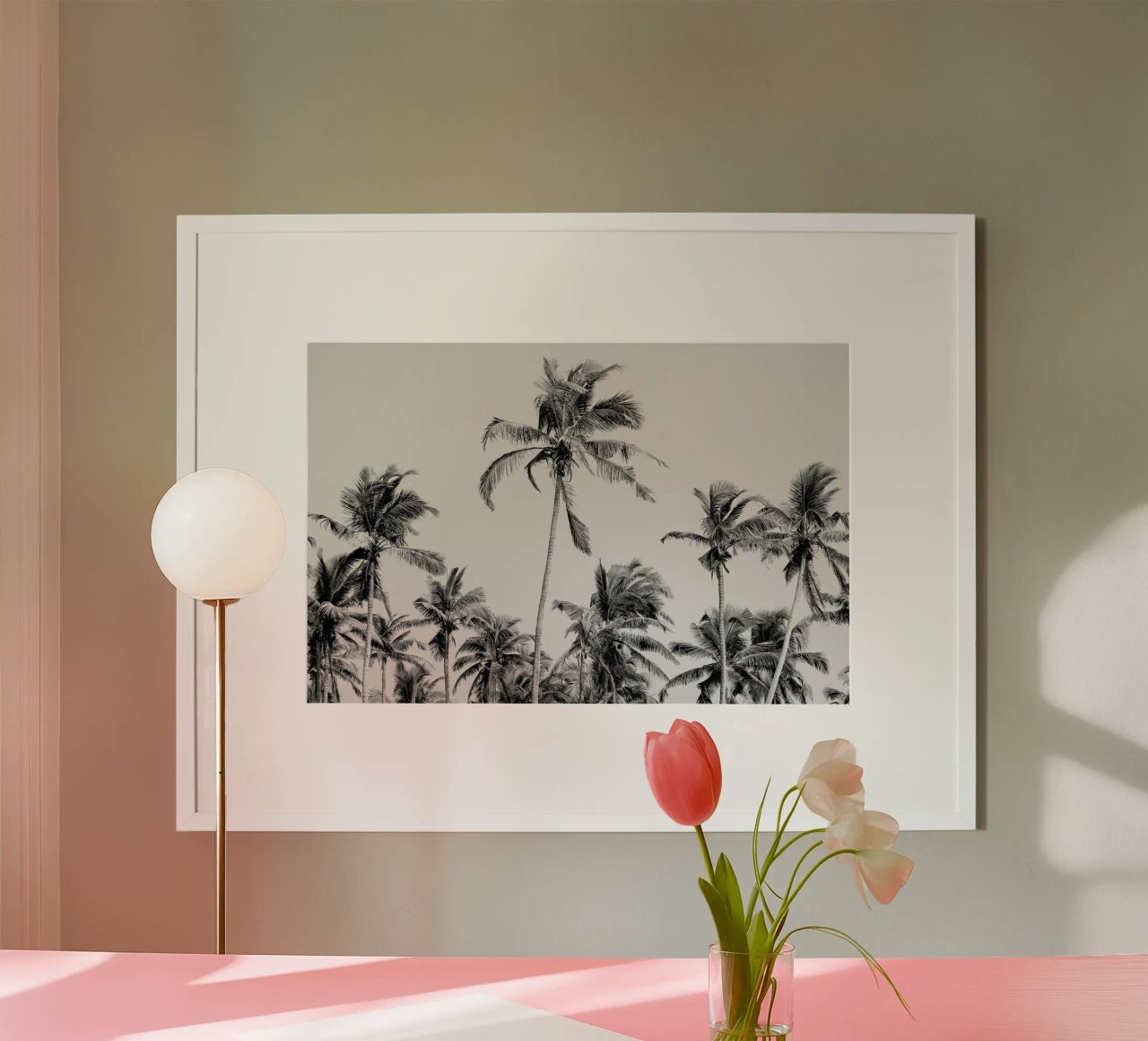 Palm Trees On The Beach 3 carta hahnemühle da Victoria Frost