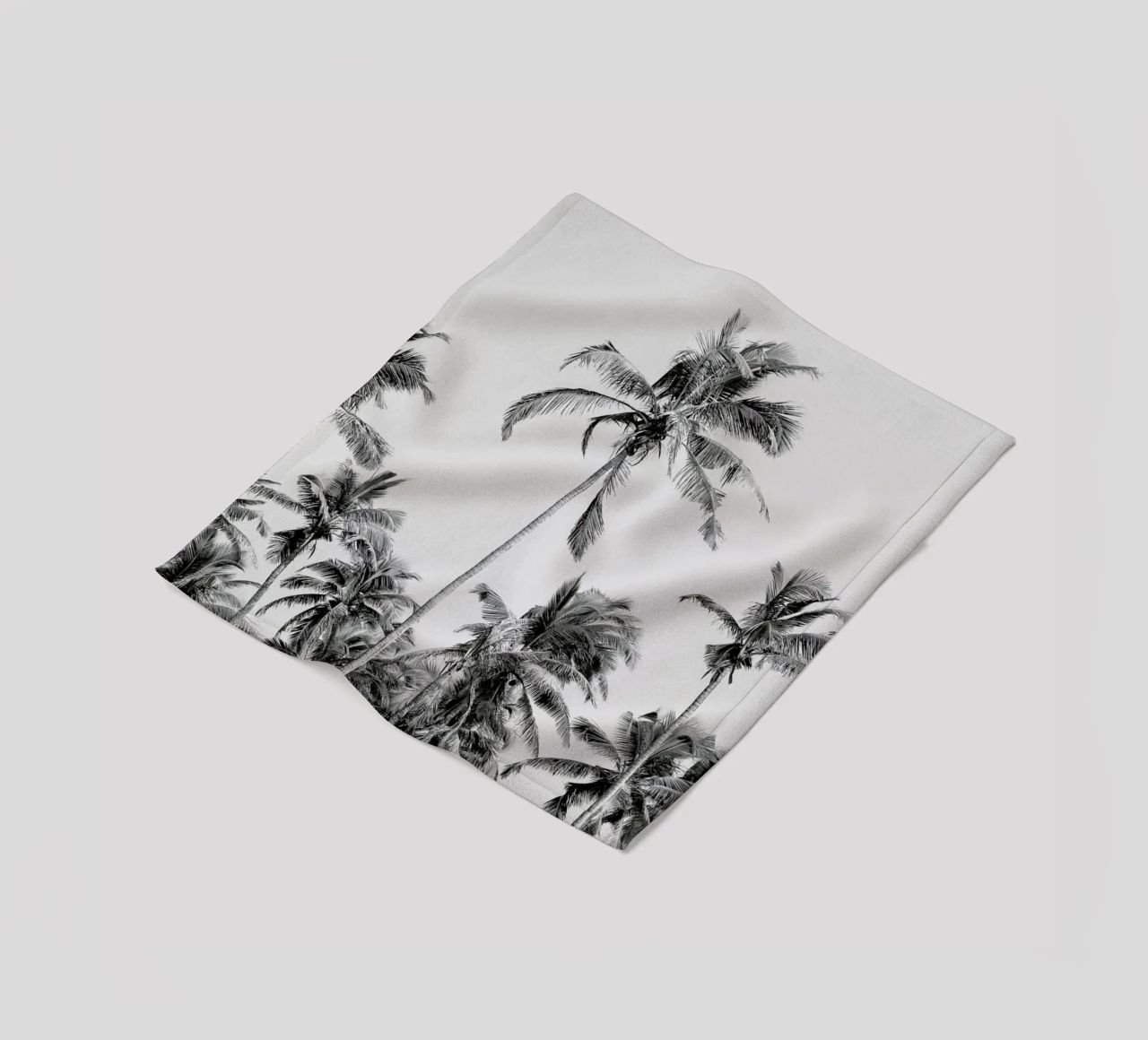 Palm Trees On The Beach 3 coperta in pile da Victoria Frost