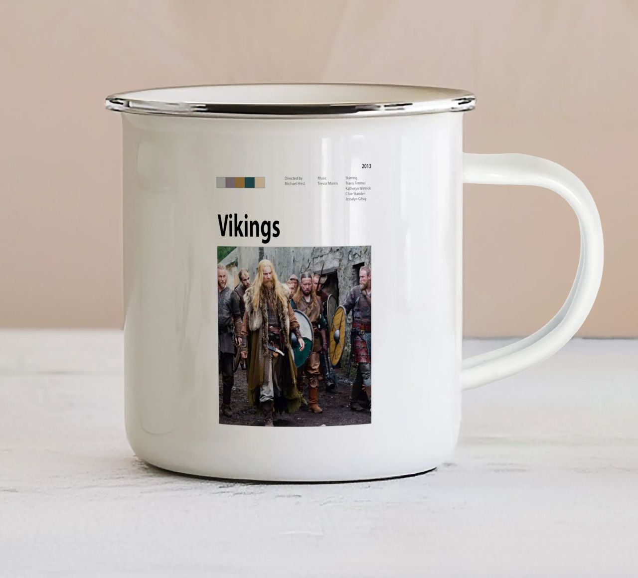 Vichinghi tazza in smalto da The Movie Wall