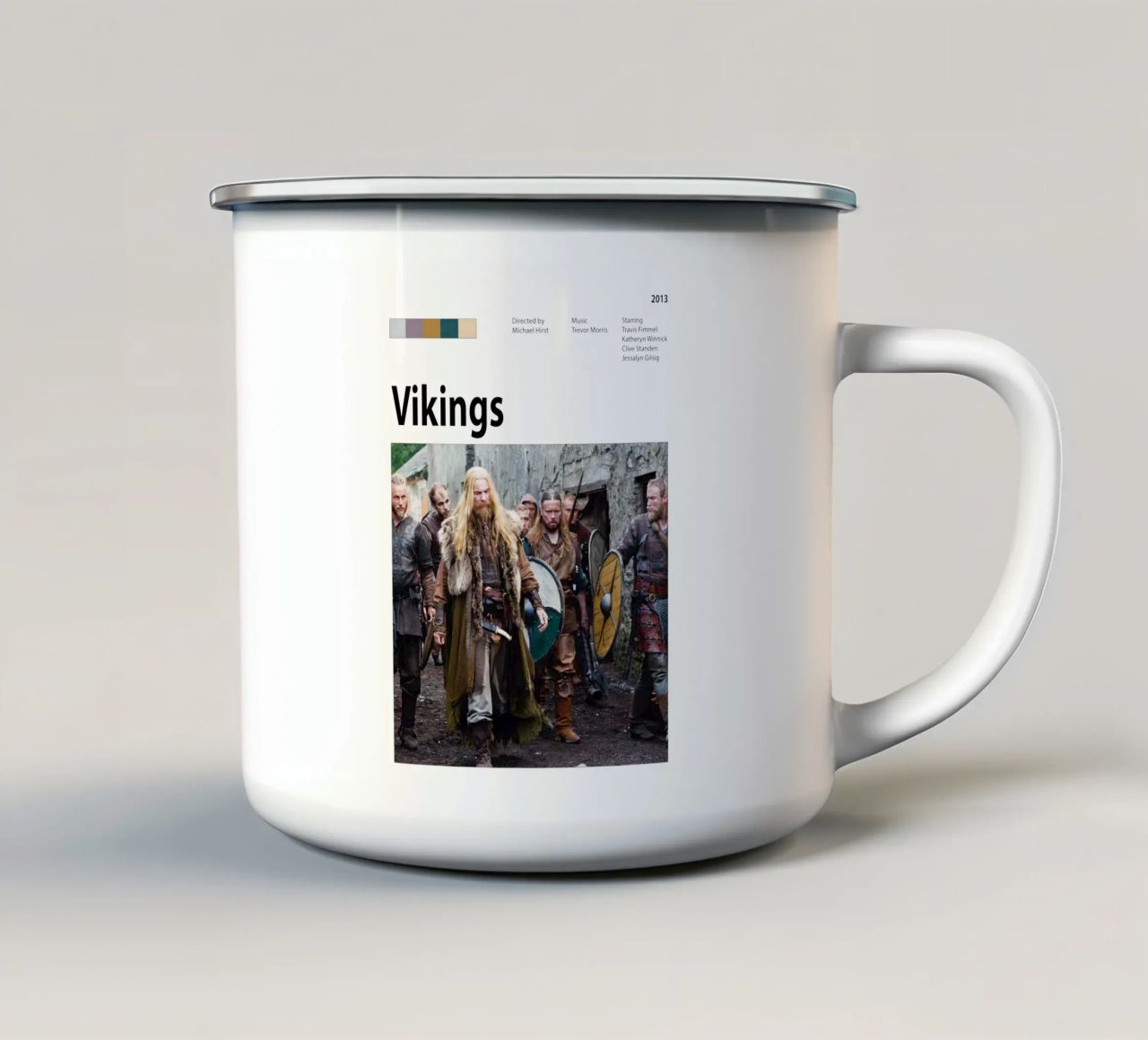 Vichinghi tazza in smalto da The Movie Wall