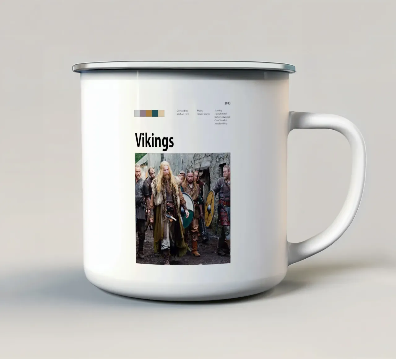 Vichinghi tazza in smalto da The Movie Wall