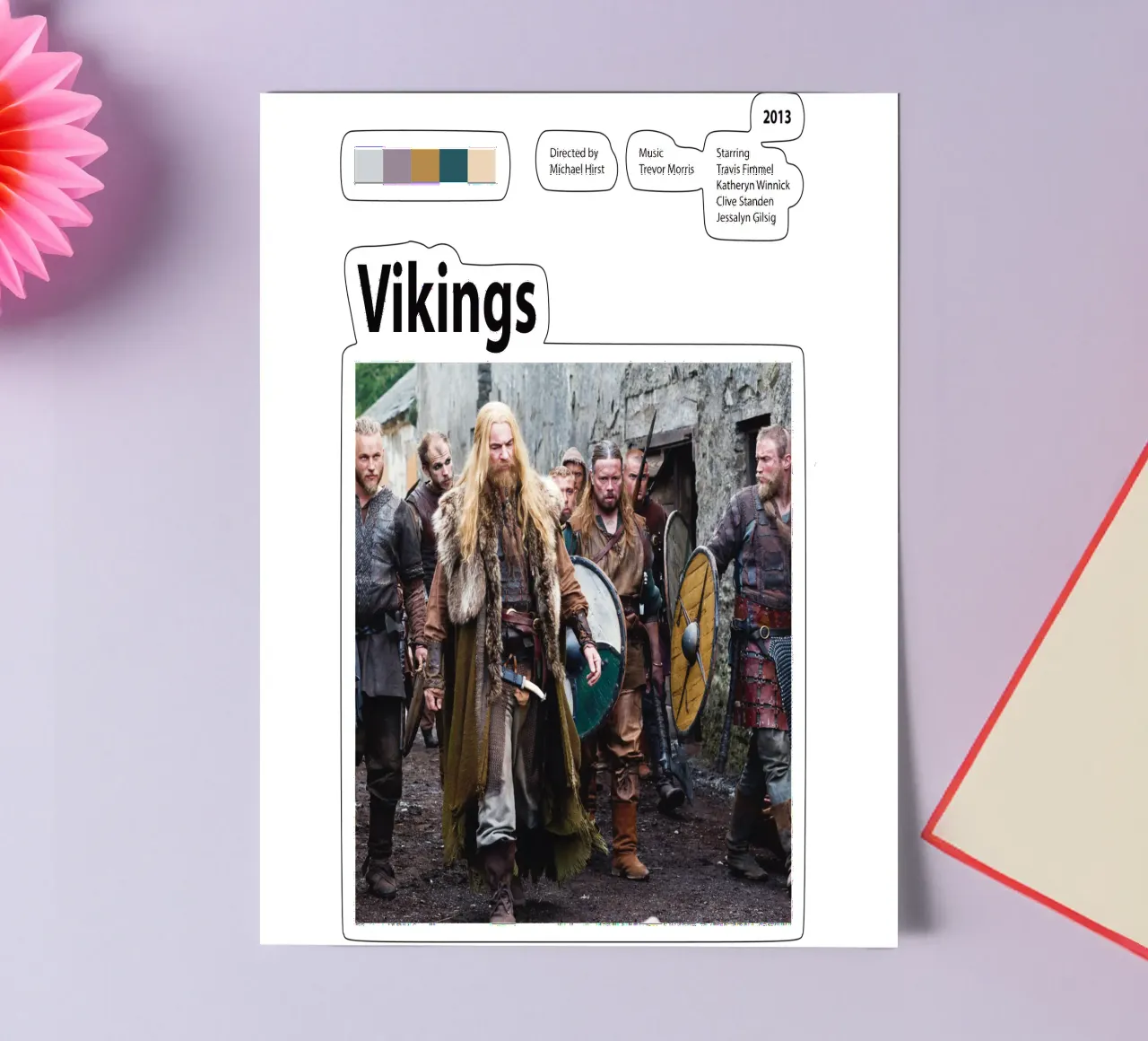 Vikingen stickervel van 🎞 The Movie Wall