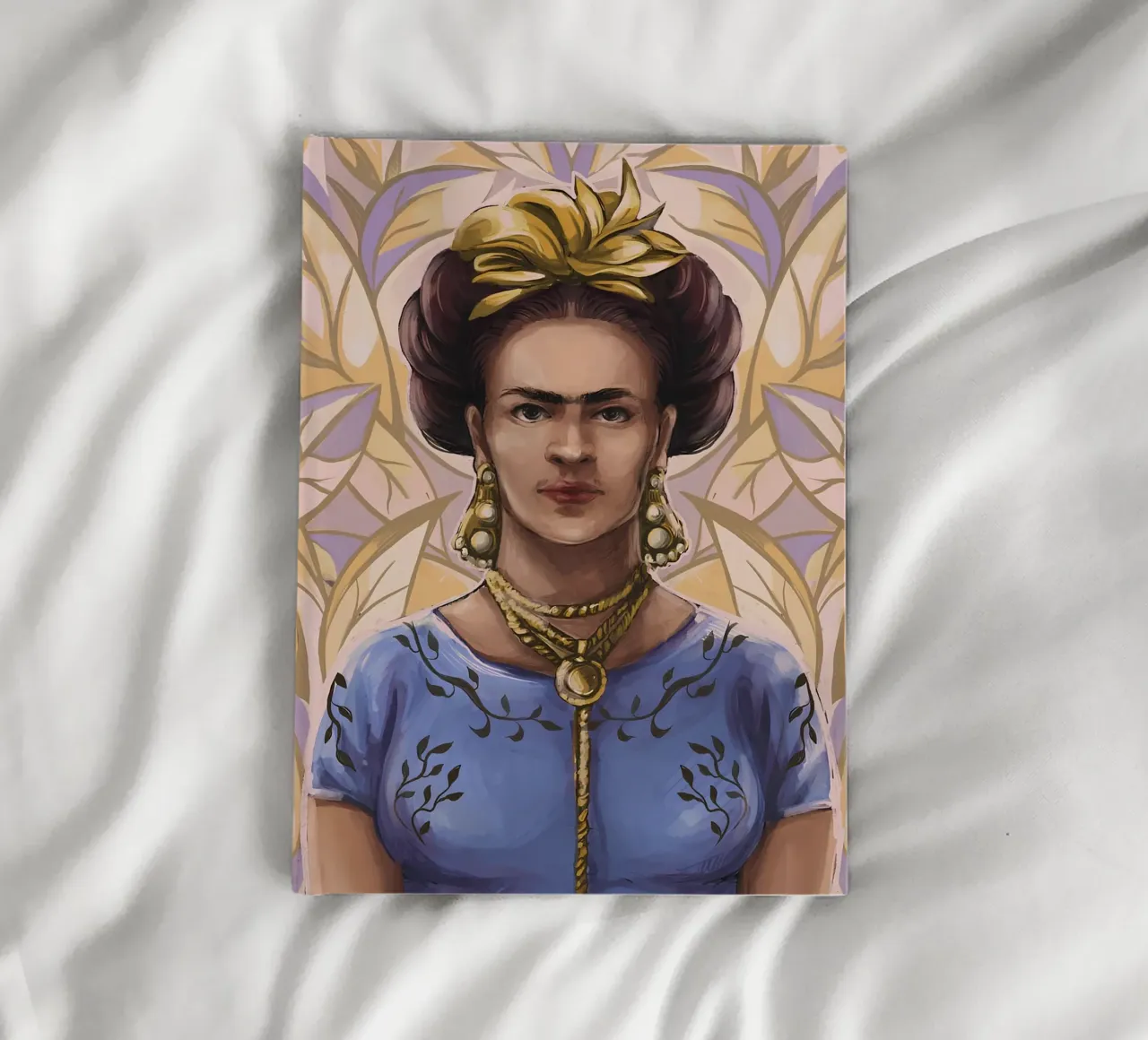 Retrato Pop Art de Frida Kahlo - Icónico, feminista, de moda en la pared cuaderno de NorwesClub