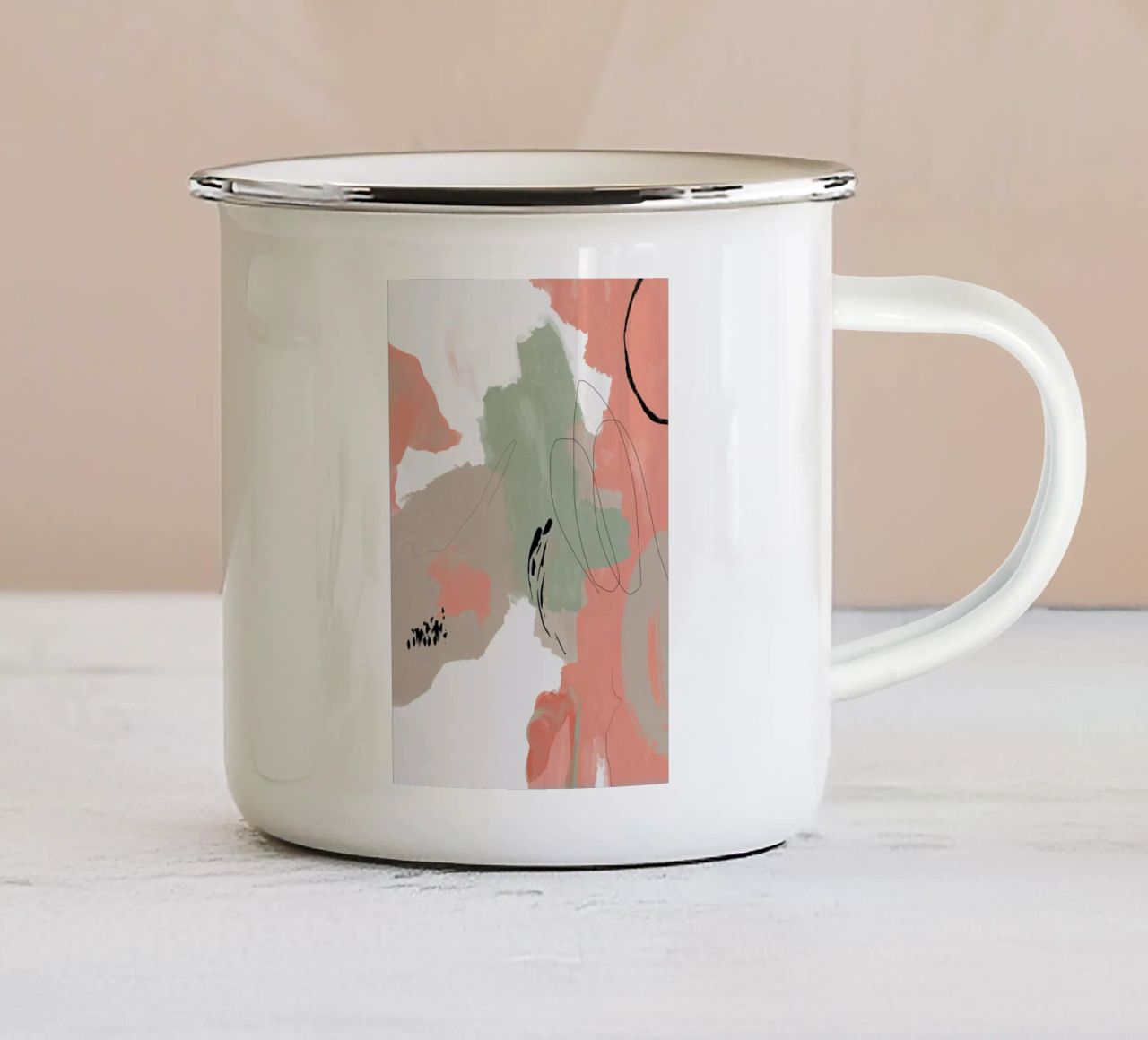 Sweet And Subtle tazza in smalto da Studio One
