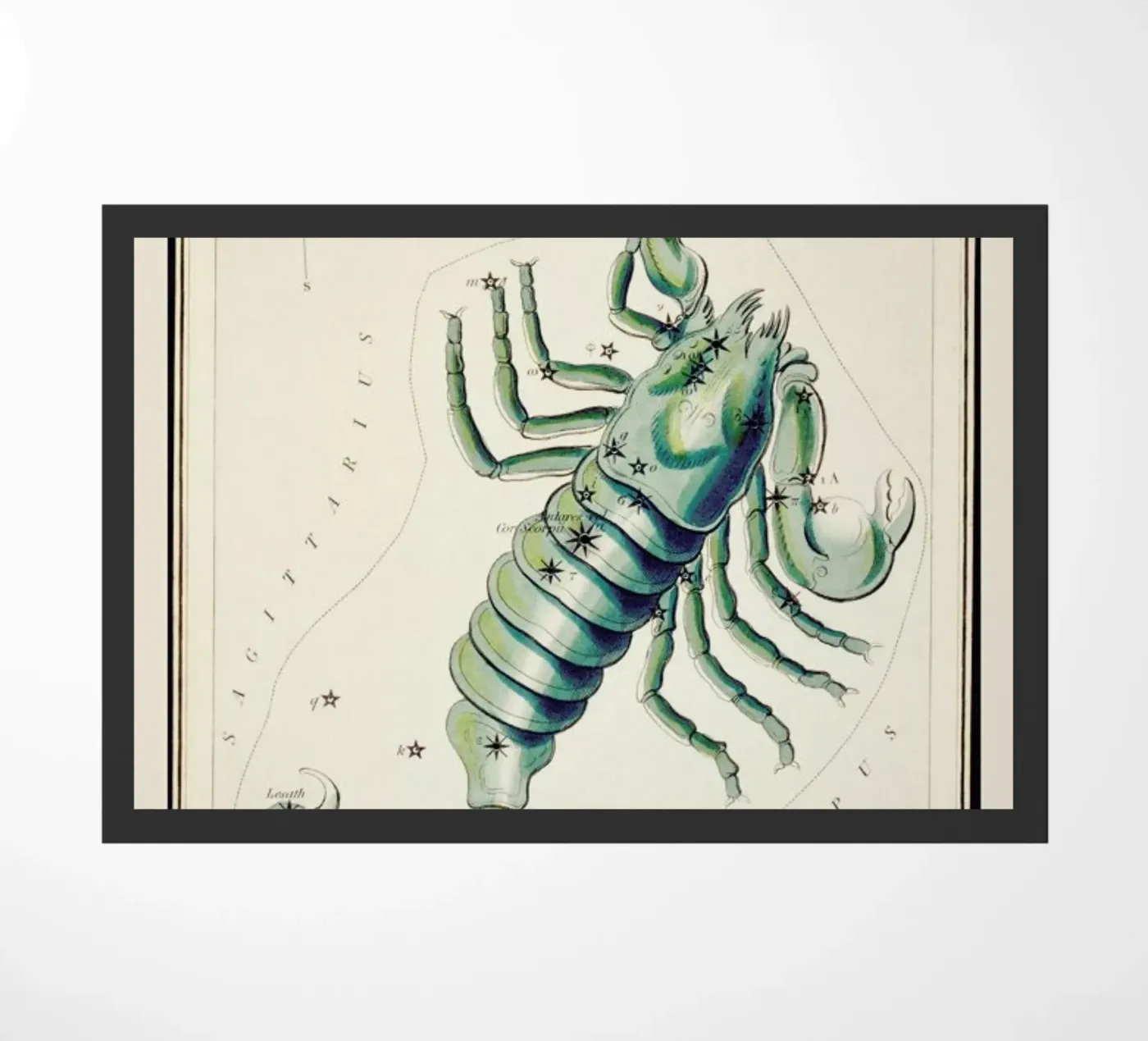 Scorpio doormat by Vintage by JUNIQE