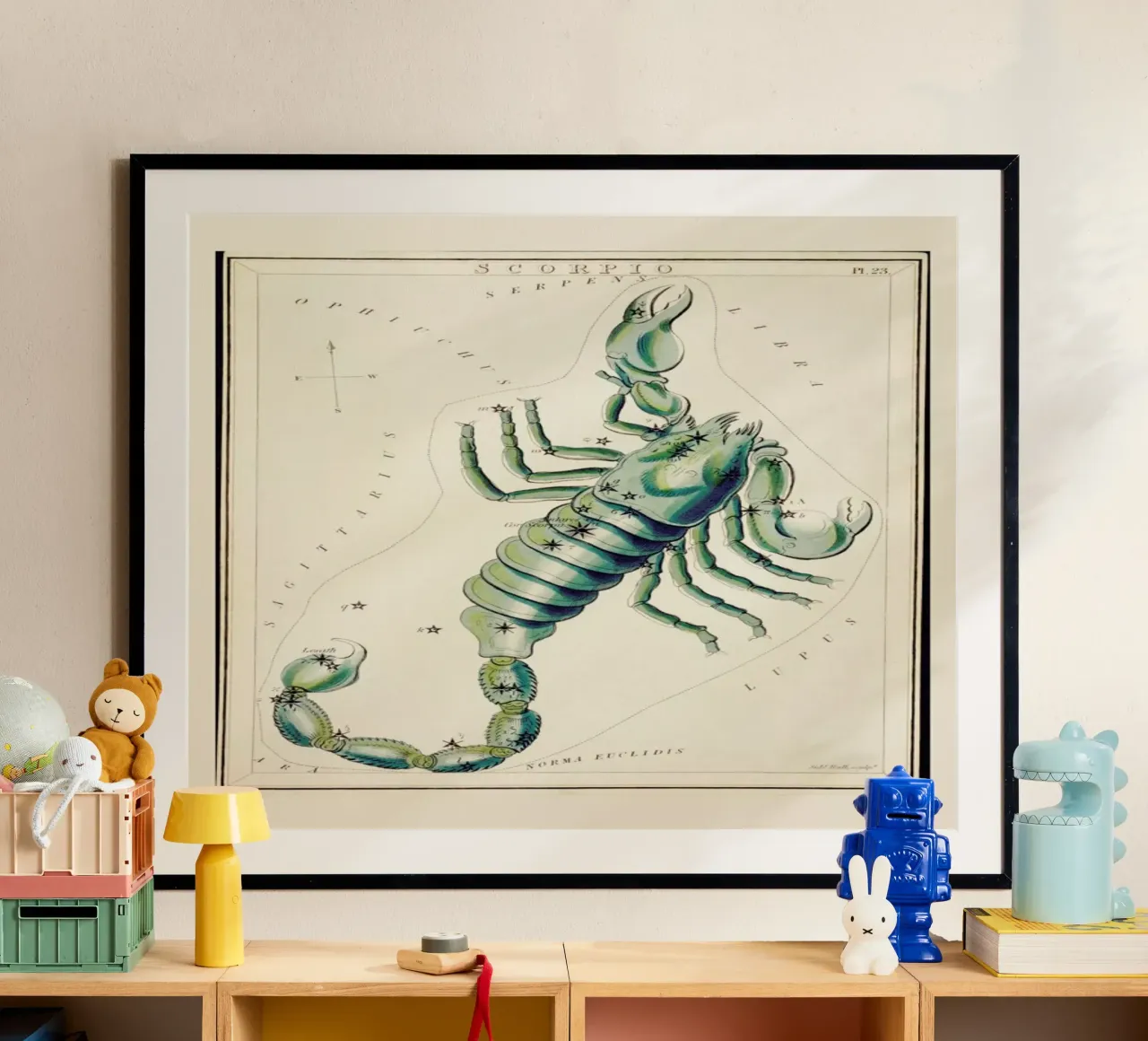 Scorpio poster by Vintage by JUNIQE