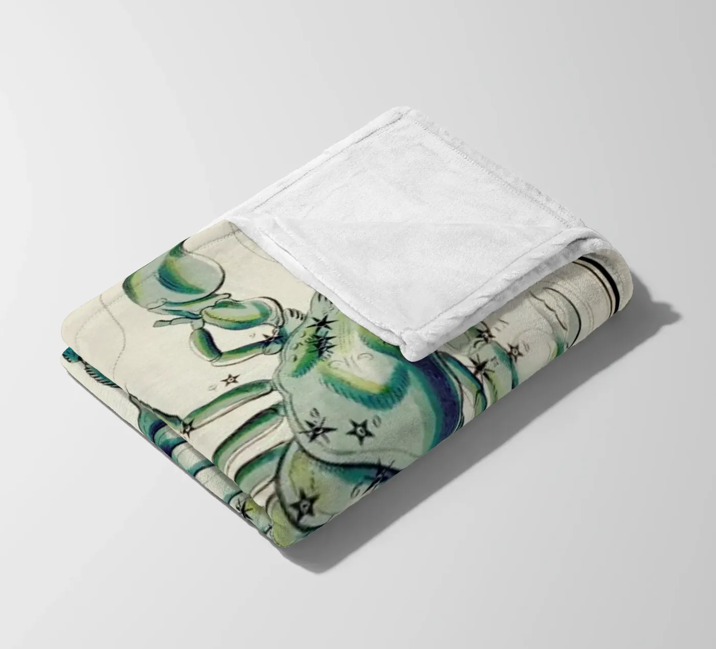 Scorpio Fleecedecke von Vintage by JUNIQE