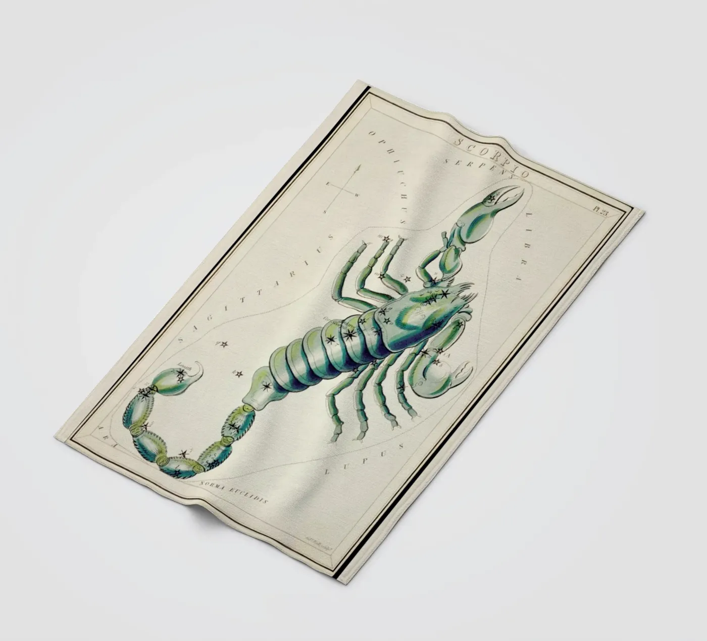 Scorpio Fleecedecke von Vintage by JUNIQE