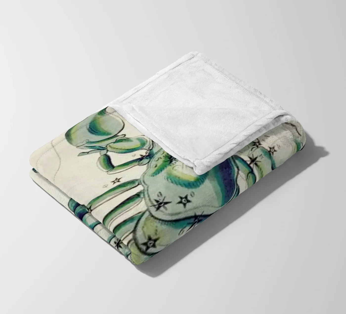 Scorpio Fleecedecke von Vintage by JUNIQE