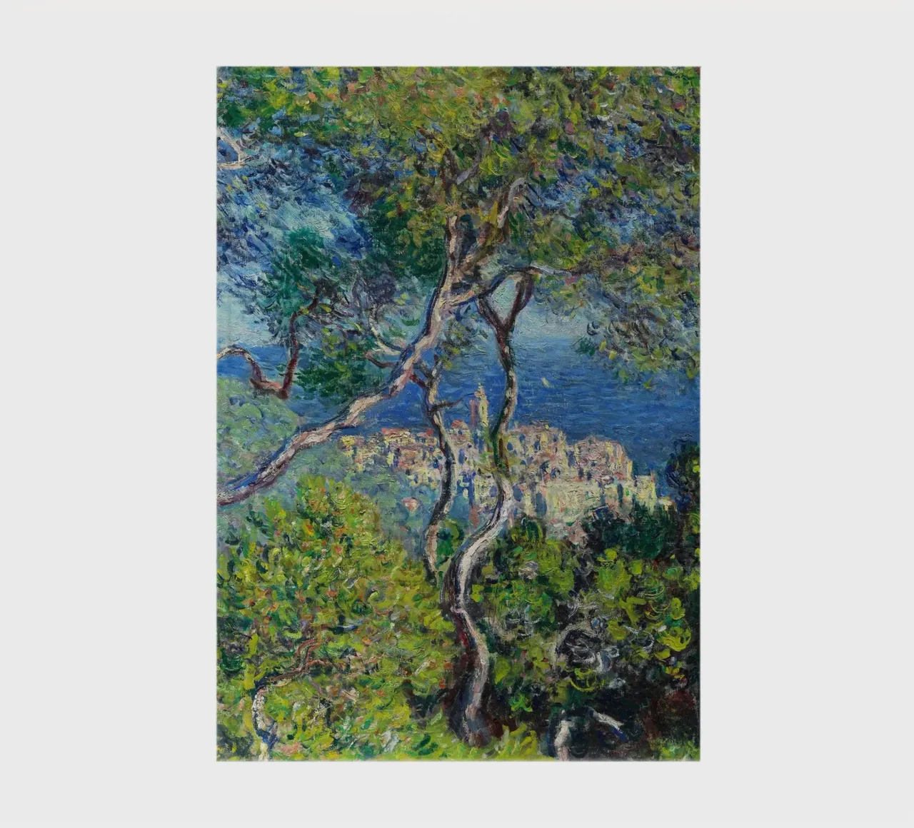 Bordighera (1884) by Claude Monet notebook by Venus Art