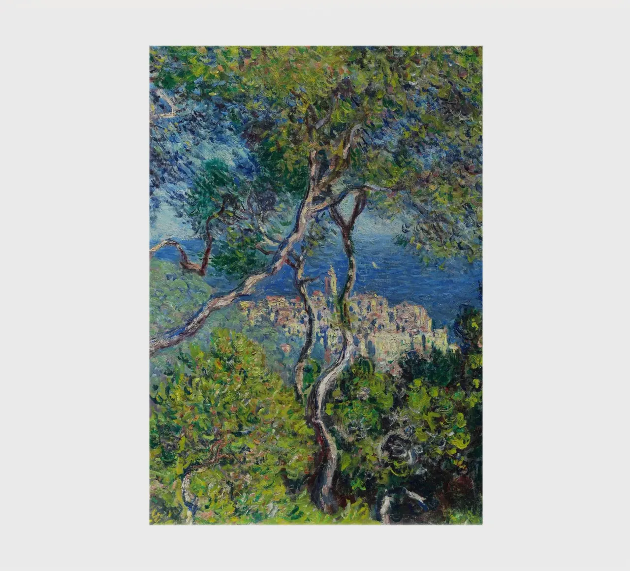 Bordighera (1884) by Claude Monet notebook by Venus Art