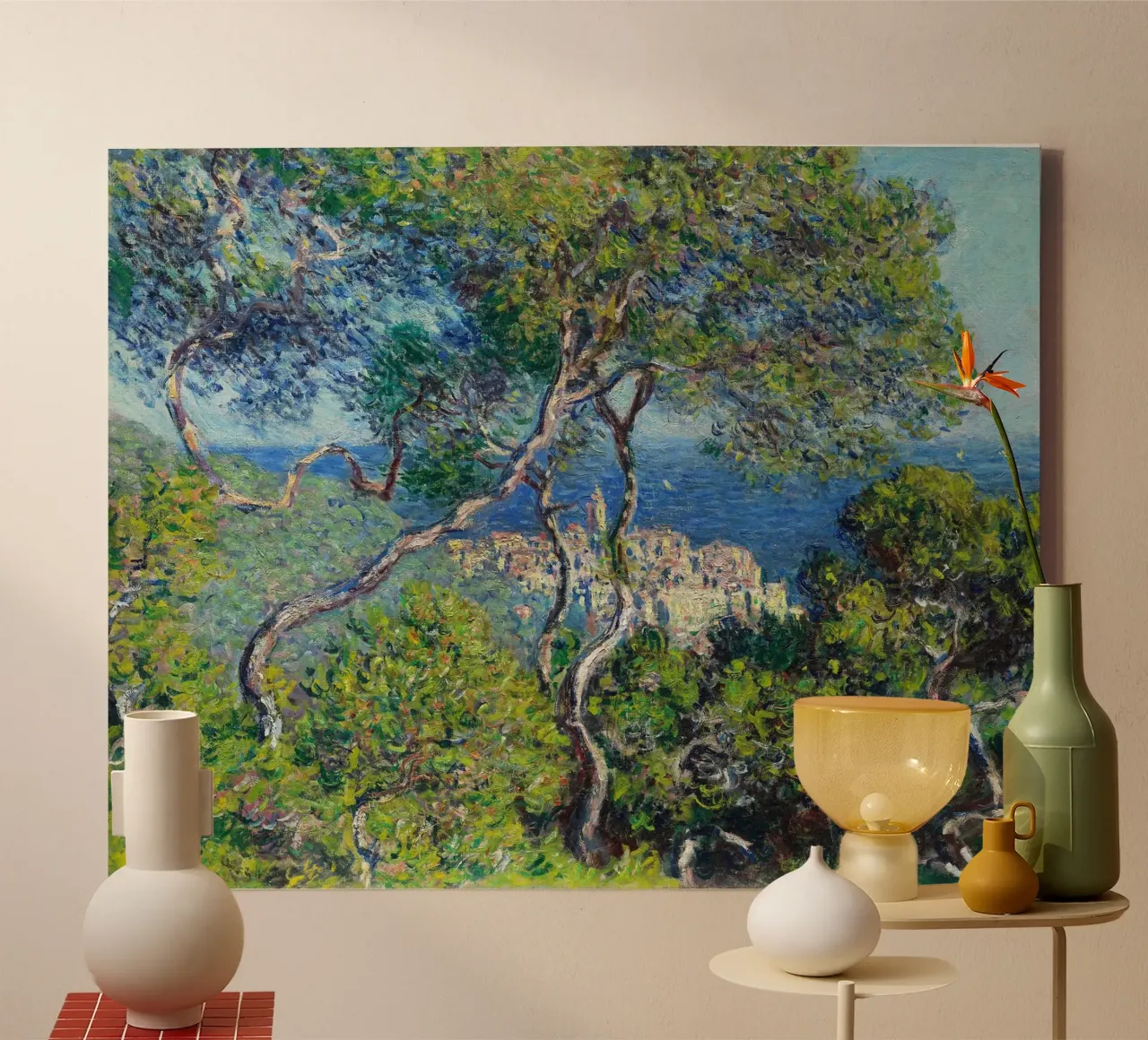 Bordighera (1884) by Claude Monet canvas by Venus Art
