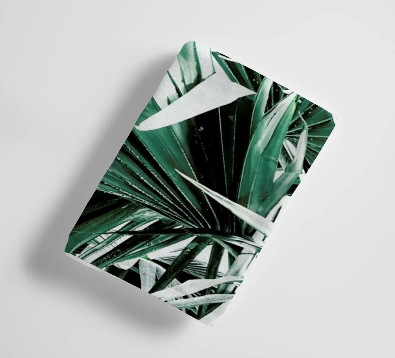 Palm Leaves towel by Victoria Frost
