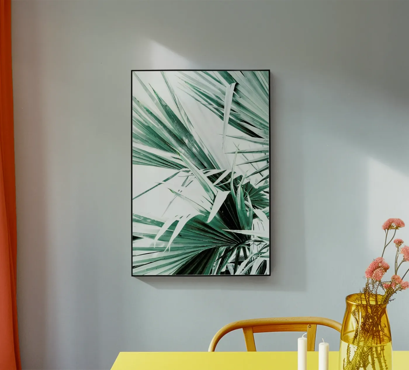 Palm Leaves acrylic glass by Victoria Frost