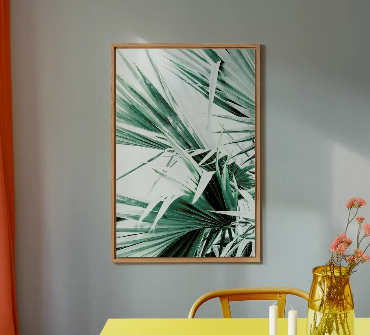 Palm Leaves forex plate by Victoria Frost