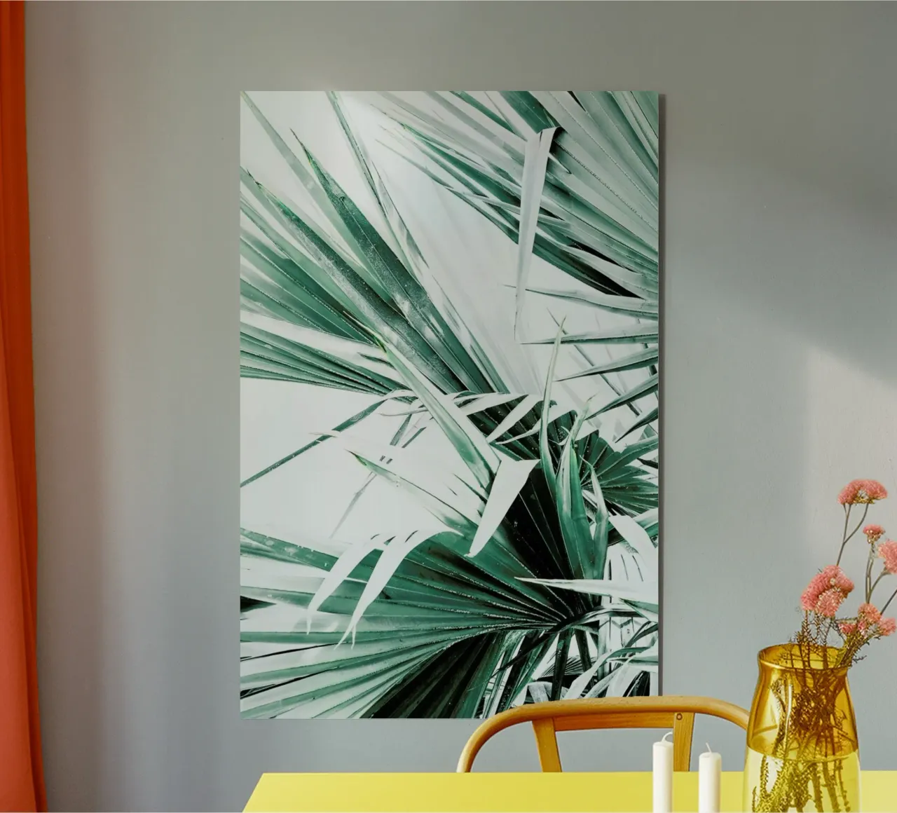 Palm Leaves forex plate by Victoria Frost