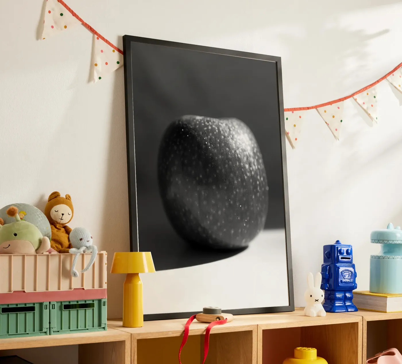 Fruit #2 poster by rafael campezato - black and white