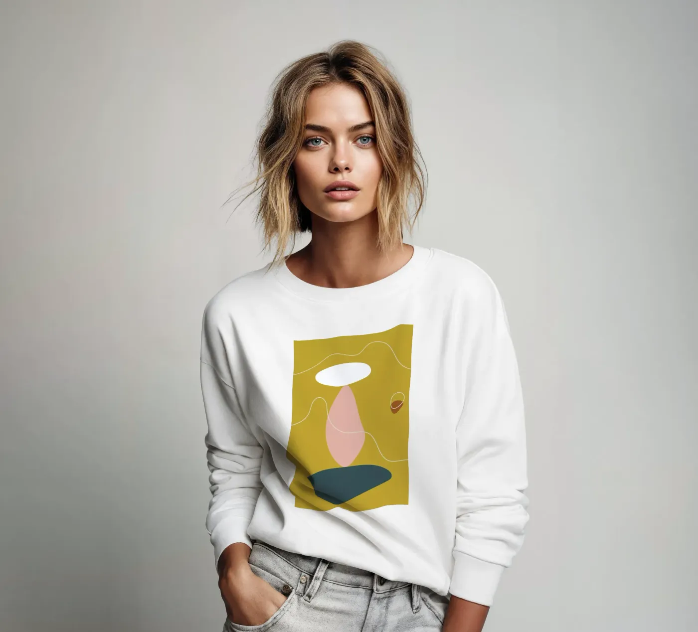 Stack II sweatshirt van Pure