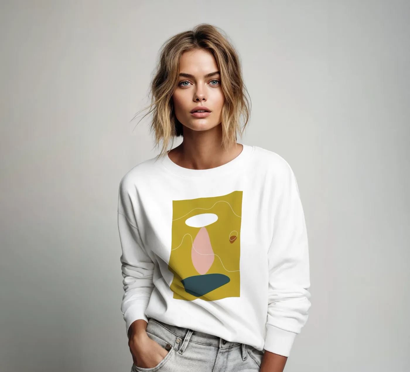 Stack II sweatshirt van Pure