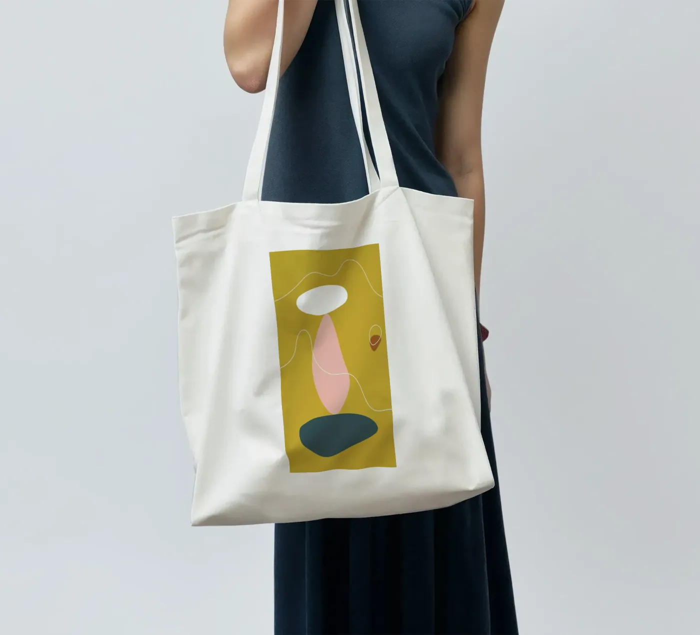 Stack II borsa in juta da Pure